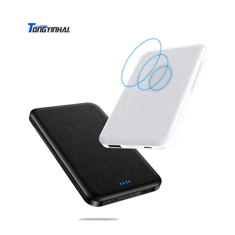 
4000mAh Wireless Magnetic Power Bank 5W 10W portable powerbank wireless power banks 
