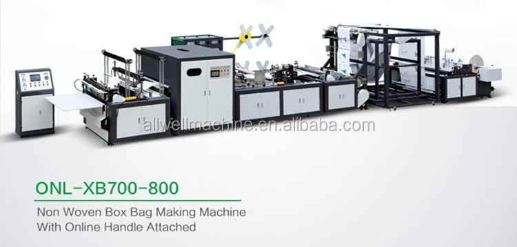 ONL-XB700 Fully Automatic Bag Forming Machine Multi-function All In One Non Woven Box Bag Making Machine
