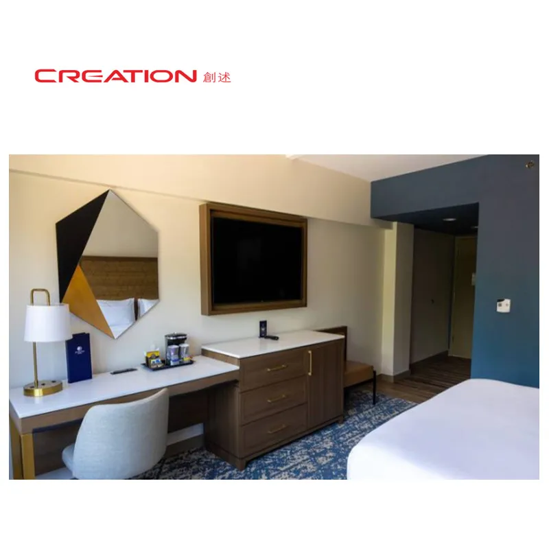 Создание поставщика гостиничной мебели успешный проект двойное дерево Hilton Hotel HPL деревянная мебель для спальни набор