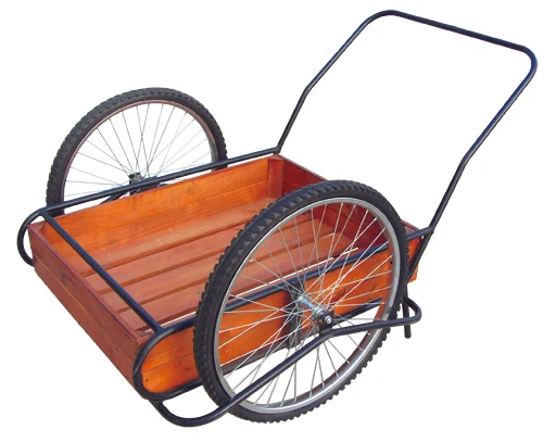 Garden Cart with Wood Pan