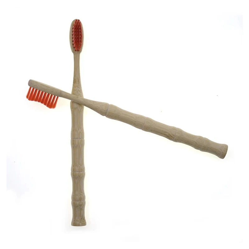 Chinese factory wheat straw portable bamboo nano whitening biodegradable wooden toothbrush