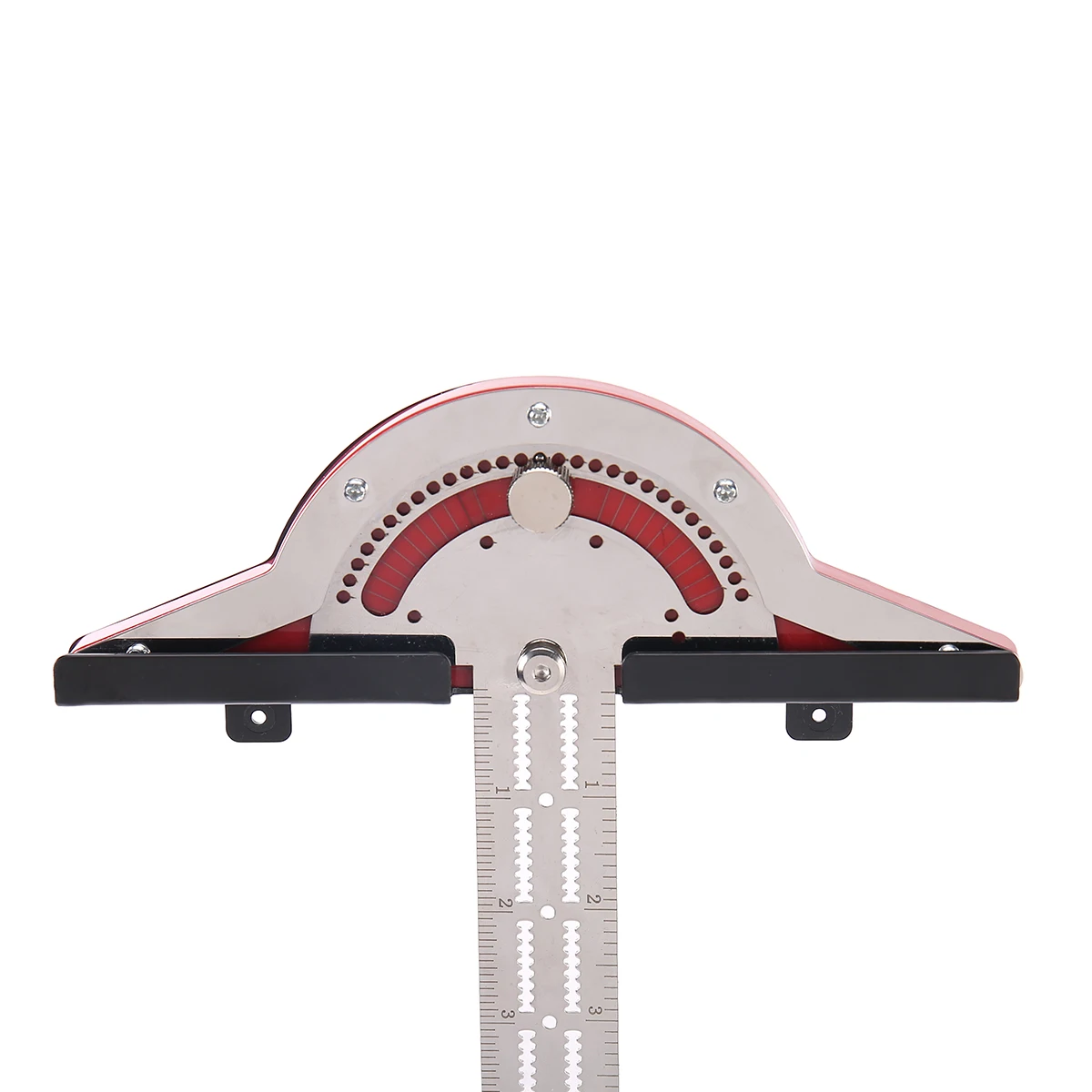 Woodworkers Edge Rule Efficient Protractor Angle Woodworking Ruler Measure Stainless Steel Carpentry