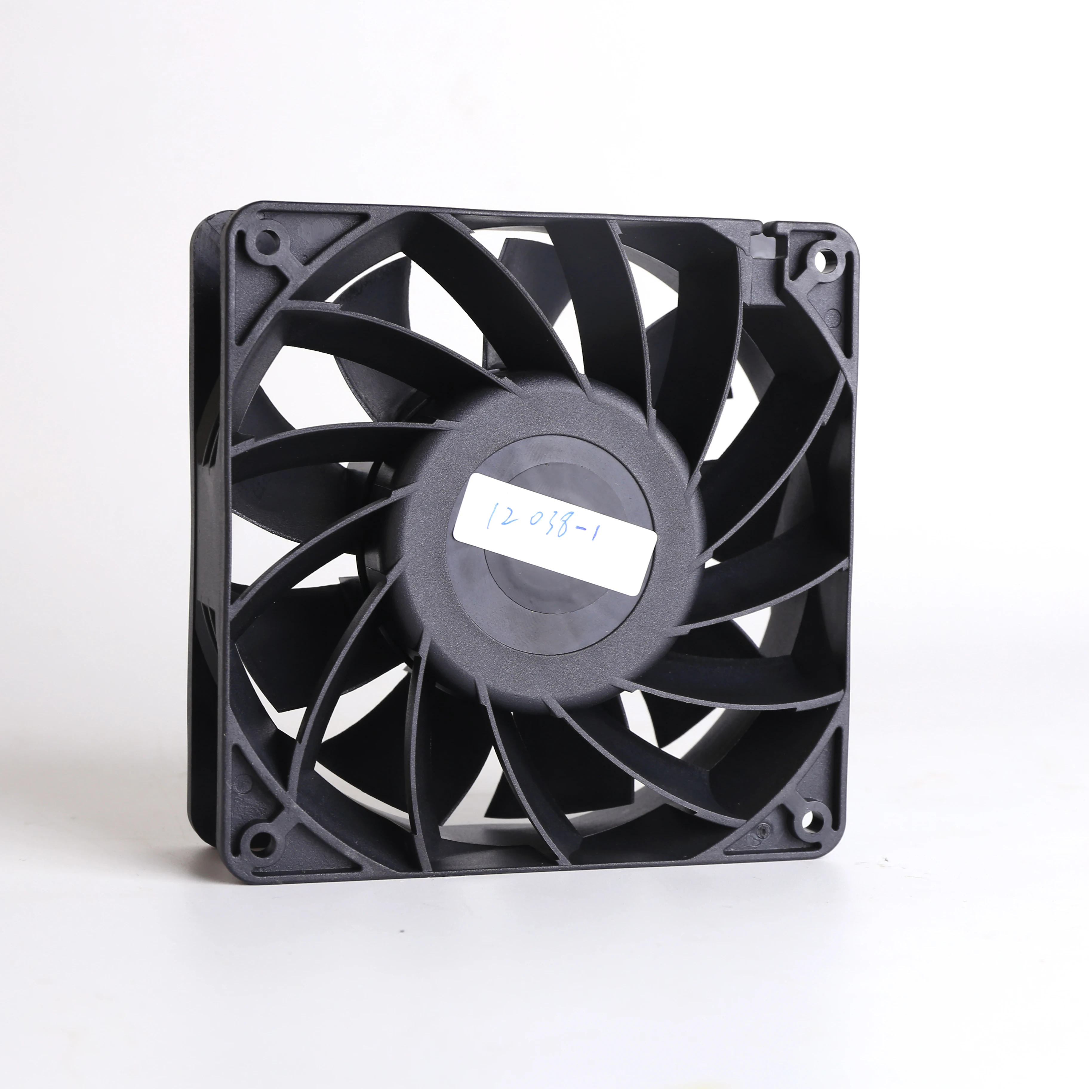 Blk Axial Fans Dc 12 Volt Cooling Fan 2600/3200 Cfm 120x120x38 Brushless Axial Flow Exhaust Fan 120mm Ydl1238b12