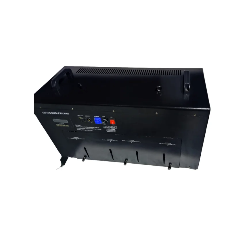 Four way Smoke Bubble Machine 4 heads LED bubble fog machine use in wedding concerts celebration