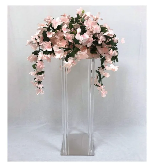  Акриловая подставка для цветов стойка из оргстекла свадебного декора Цветочная ваза настольные пиляры