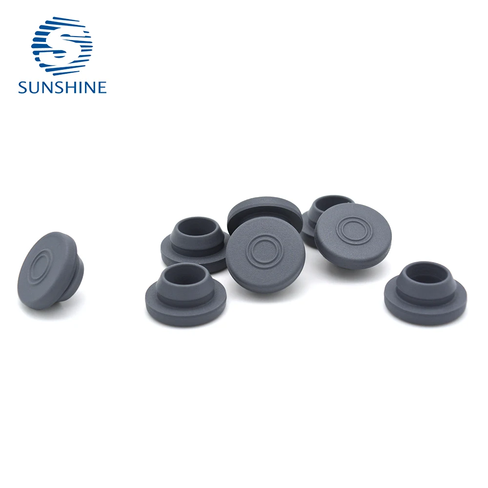 2022 hot medical products glass bottle rubber stopper 20mm silicone stopper