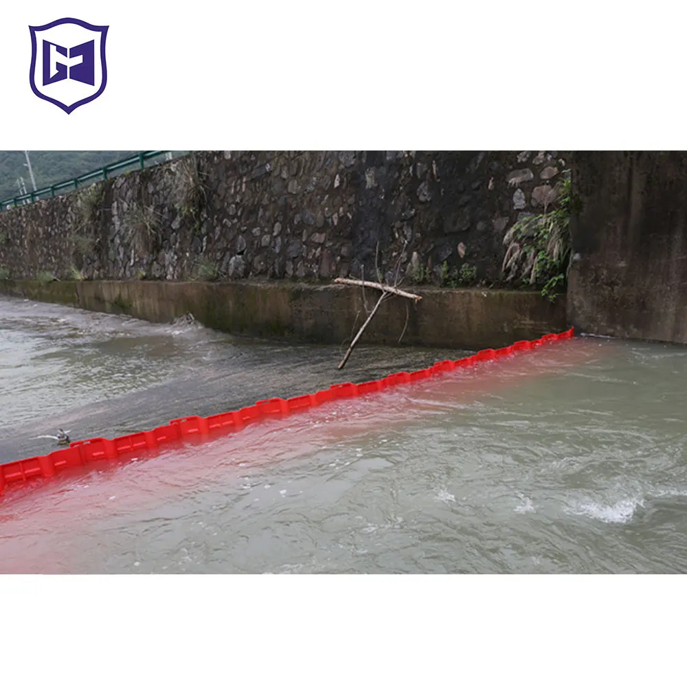 Garage plastic flood control board flood barrier garage door quick dam box wall flood barrier