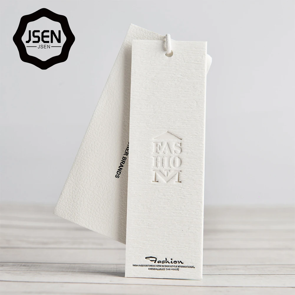 
custom hang tag craft 800gsm round clothing tags 