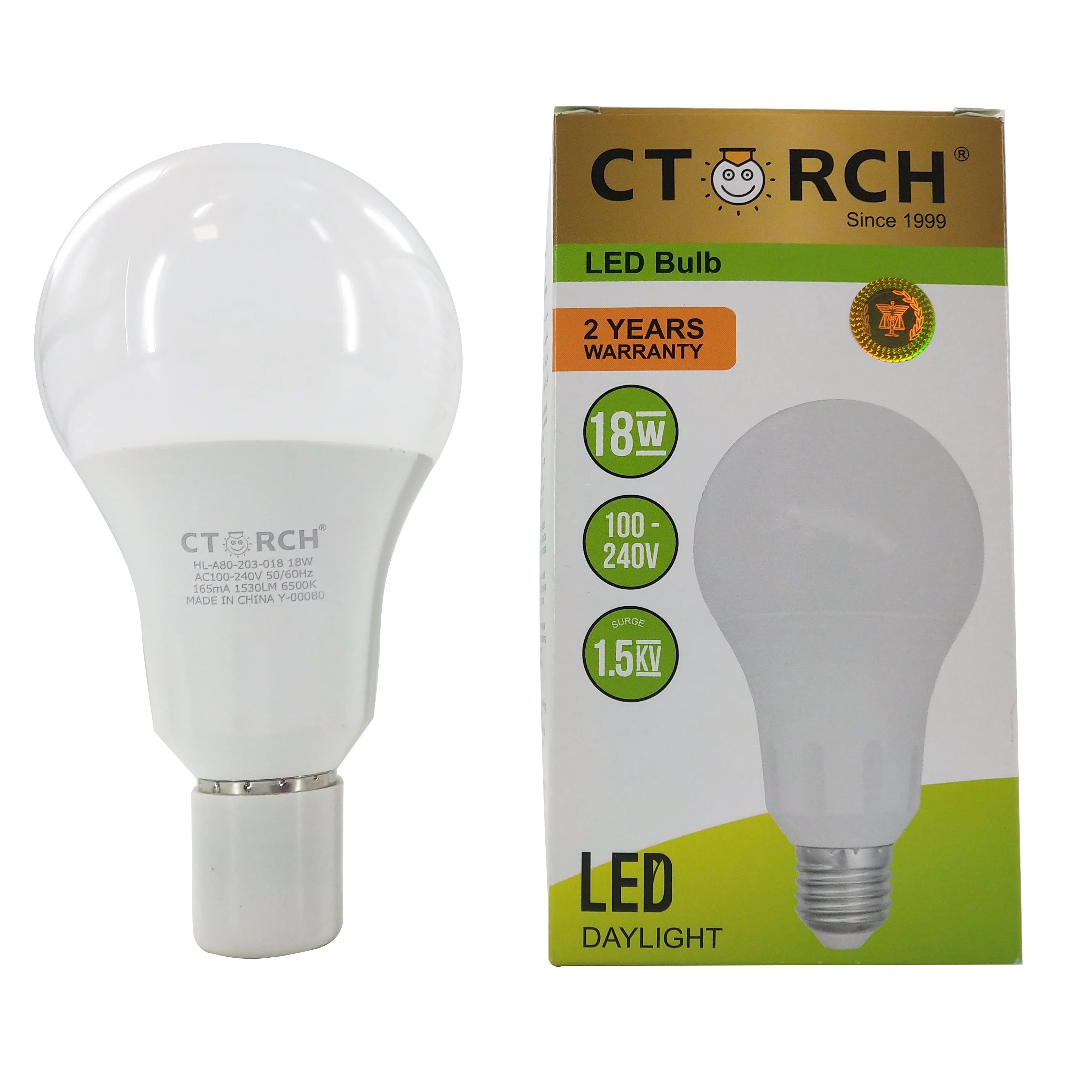 CTORCH Fashion Dob Model E27 B22 Led Bulb Light