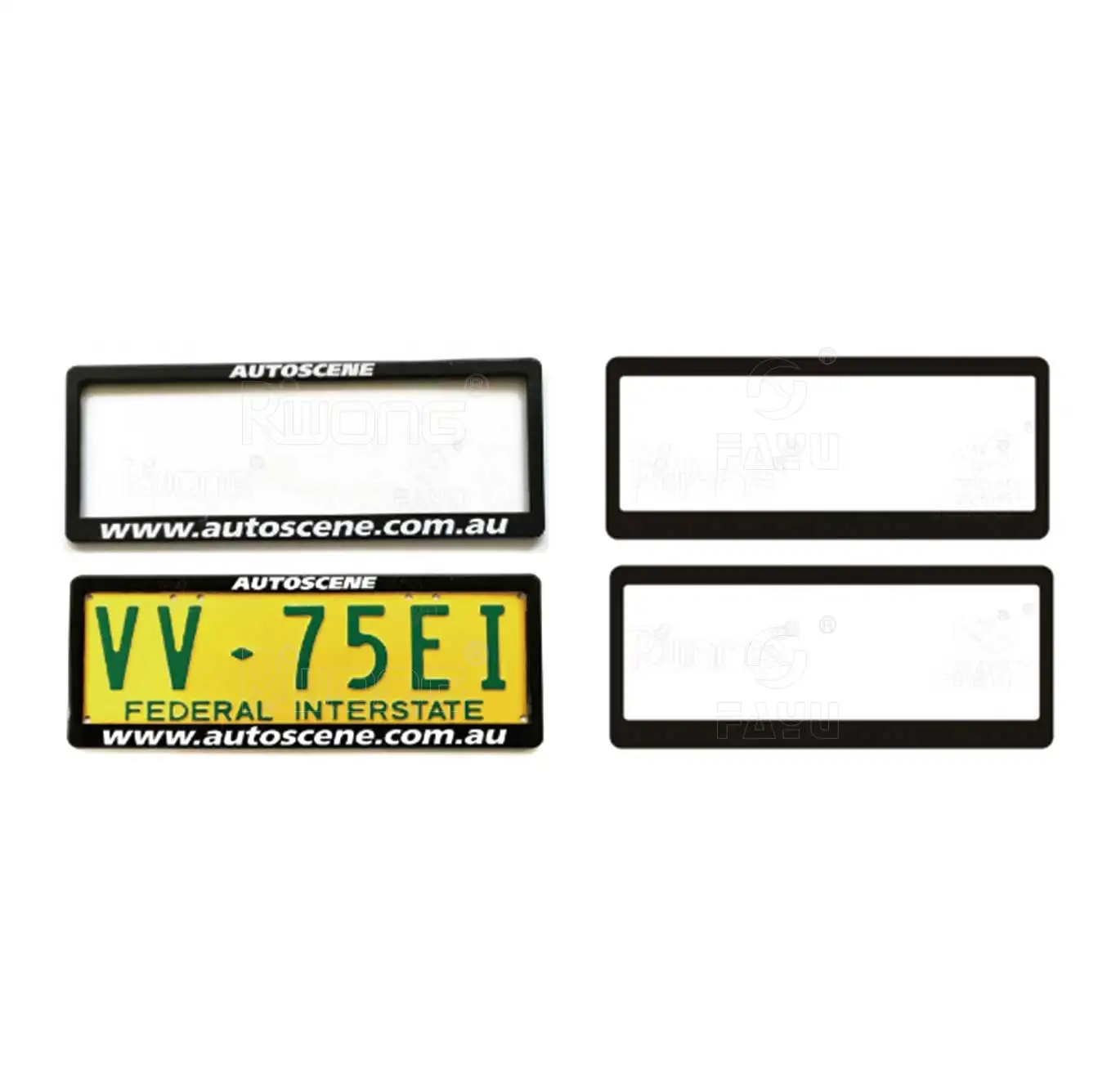 Fiji ABS car number plate frame