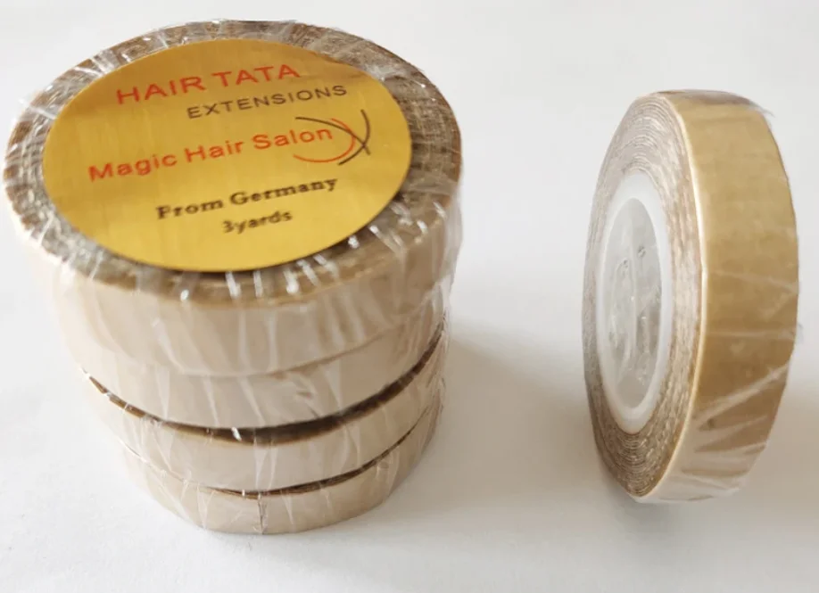 Wholesale Double-side Adhesive Hair Extensions Tape  Magic Hair Salon From Germany For Tape Wig Extension