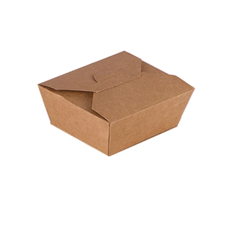
Food Packing Box Disposable Kraft Paper Box wholesale lunch box for food packaging 1000ml New design factory price Take Away 