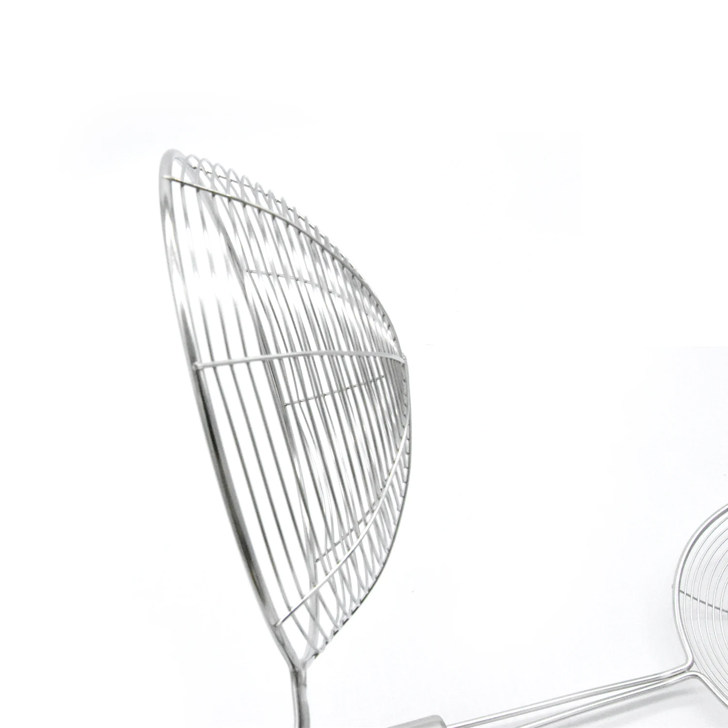 Noodle Colander Stainless Steel Spoon Frying strainer Basket Cookware Kitchen Tool, oil skimmer