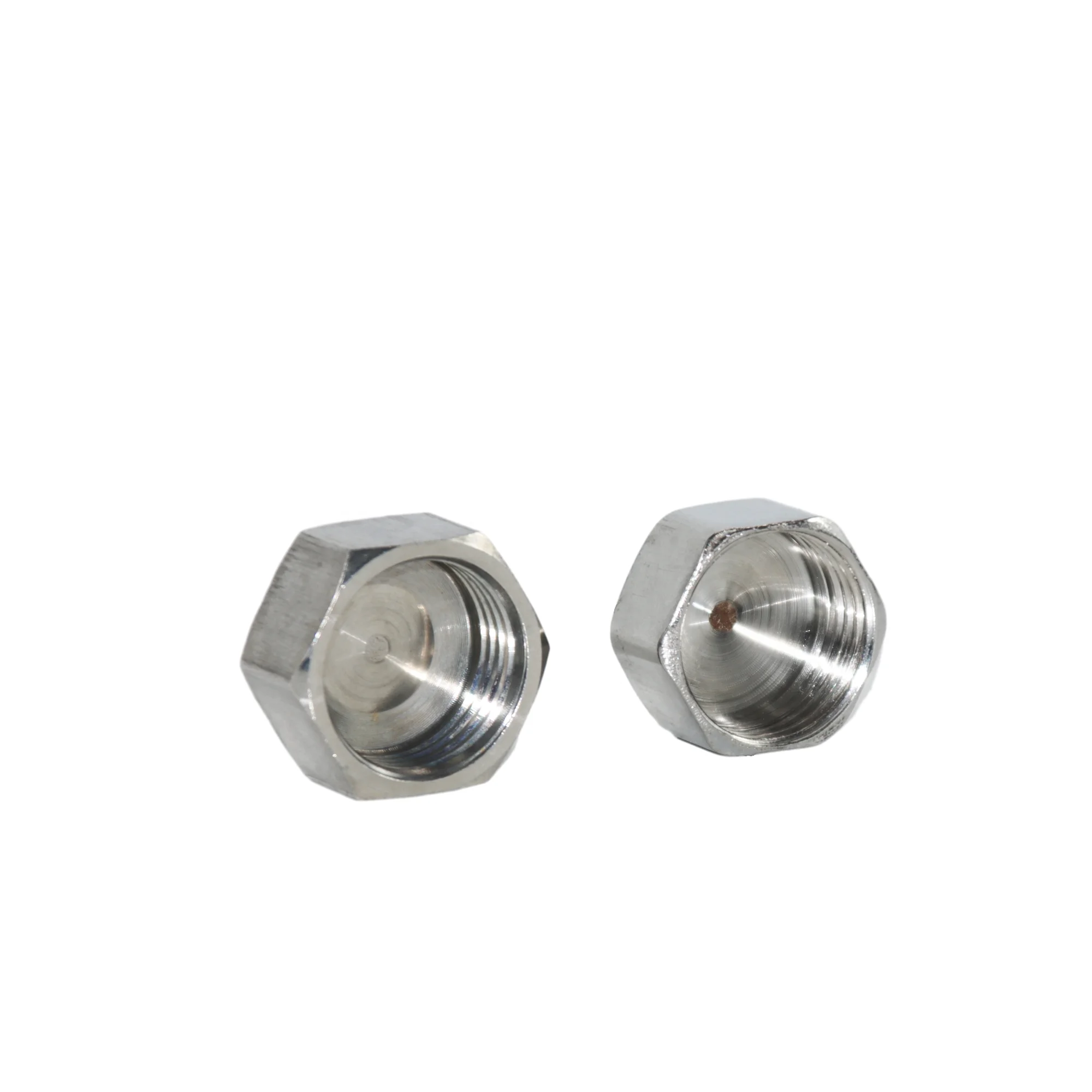 DKV 304 Stainless Steel Hex Pipe Cap Female Thread ASME DIN JIS BS BSP NPT Threaded Hex Cap 150# Threaded hexagon cap