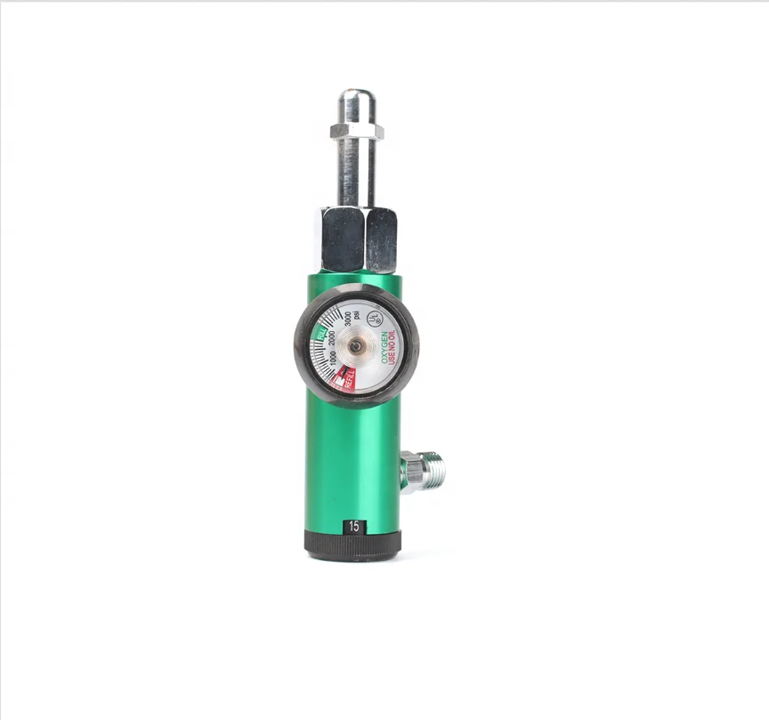 CGA540 Oxygen Pressure Regulator With Flow Meter For