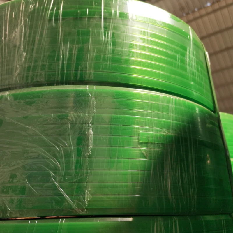 Pet Strapping Roll Green Transparent used for Automatic Strapping Machine With Best Price