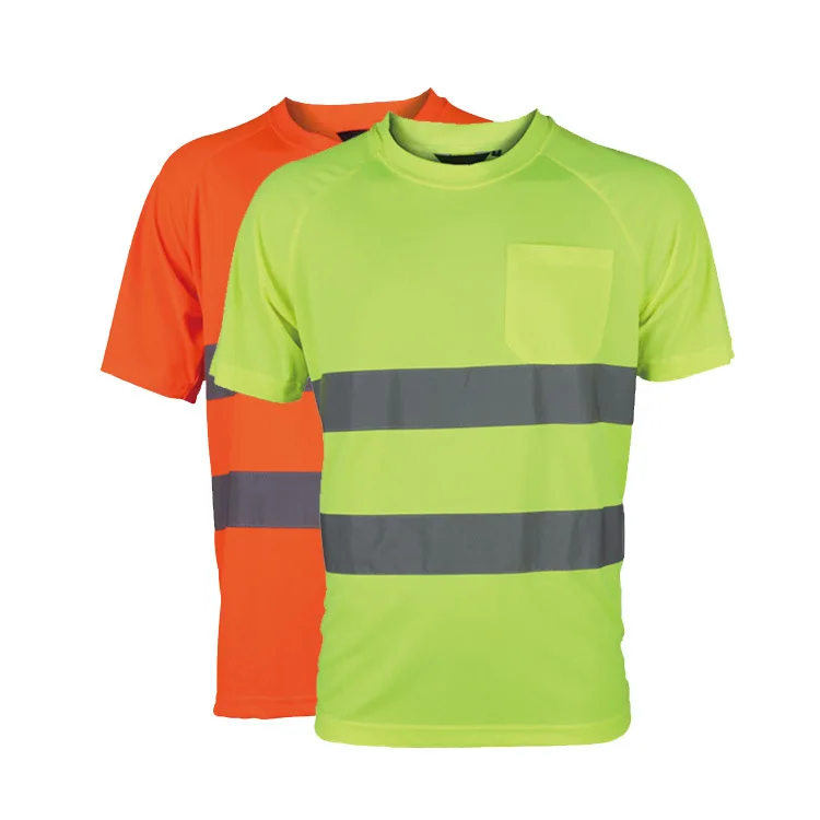 high quality orange or yellow shirt workwear hi vis shirt