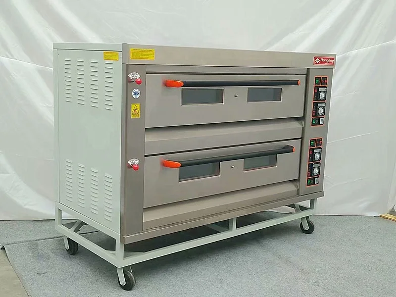 Bakery Machine Double Deck 6 Trays LPG Gas Oven in Baking Equipment