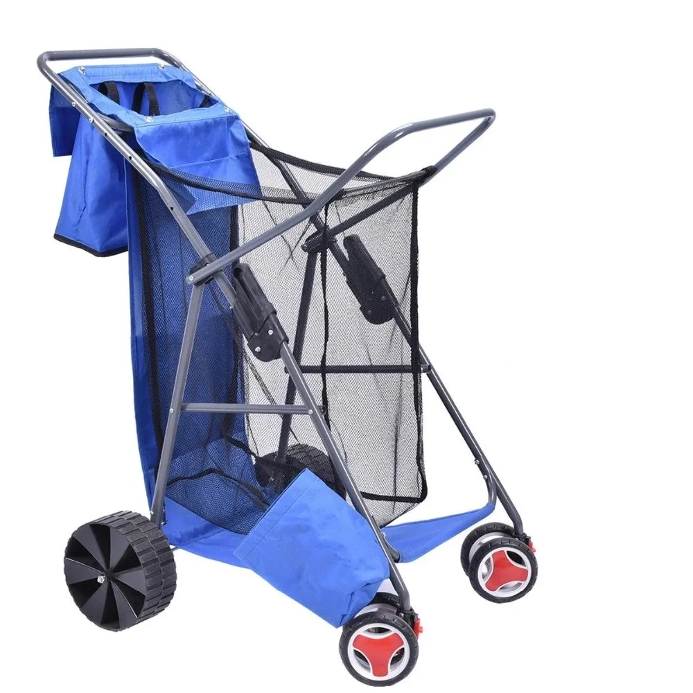 Большая вездеходная тележка, легкая переноска, складная, для кемпинга, для пляжа, рыбалки, тележка на колесах