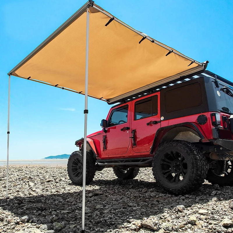 Vehicle Awning Rainproof Rooftop Jeep SUV Truck Car 4x4 Side Awning Tent Owning
