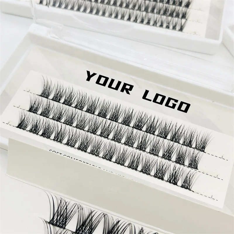 Hot  selling Diy Pre Cut Lashes Segmented Diy Lash Tweezers For Cluster lash ribbon