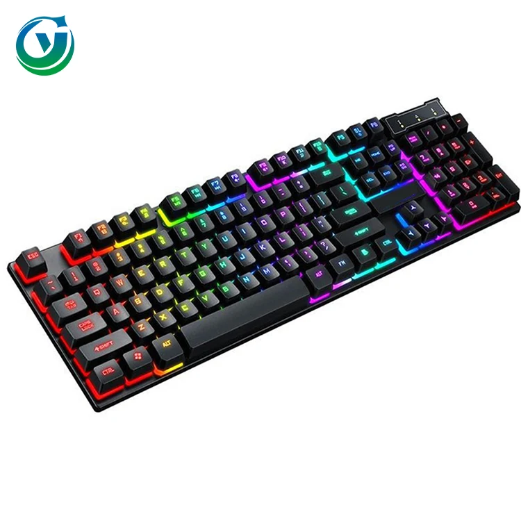  Компьютерные аксессуары RGB USB игровая клавиатура мышь набор для