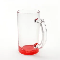 16oz Blank Sublimation Clear Beer Glass Blank Sublimation Transparent Glass 16oz Sublimation Printing Glass Coffee Mug