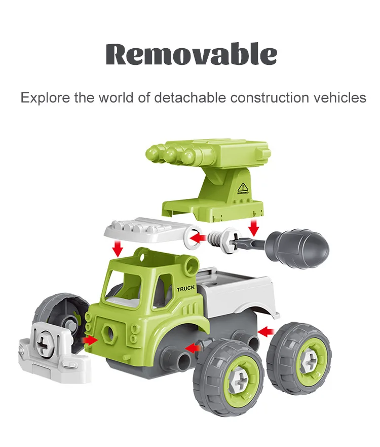 kids toys car trucks for 3 4 5 6 year old boys girls small crane mixer dump excavator toy