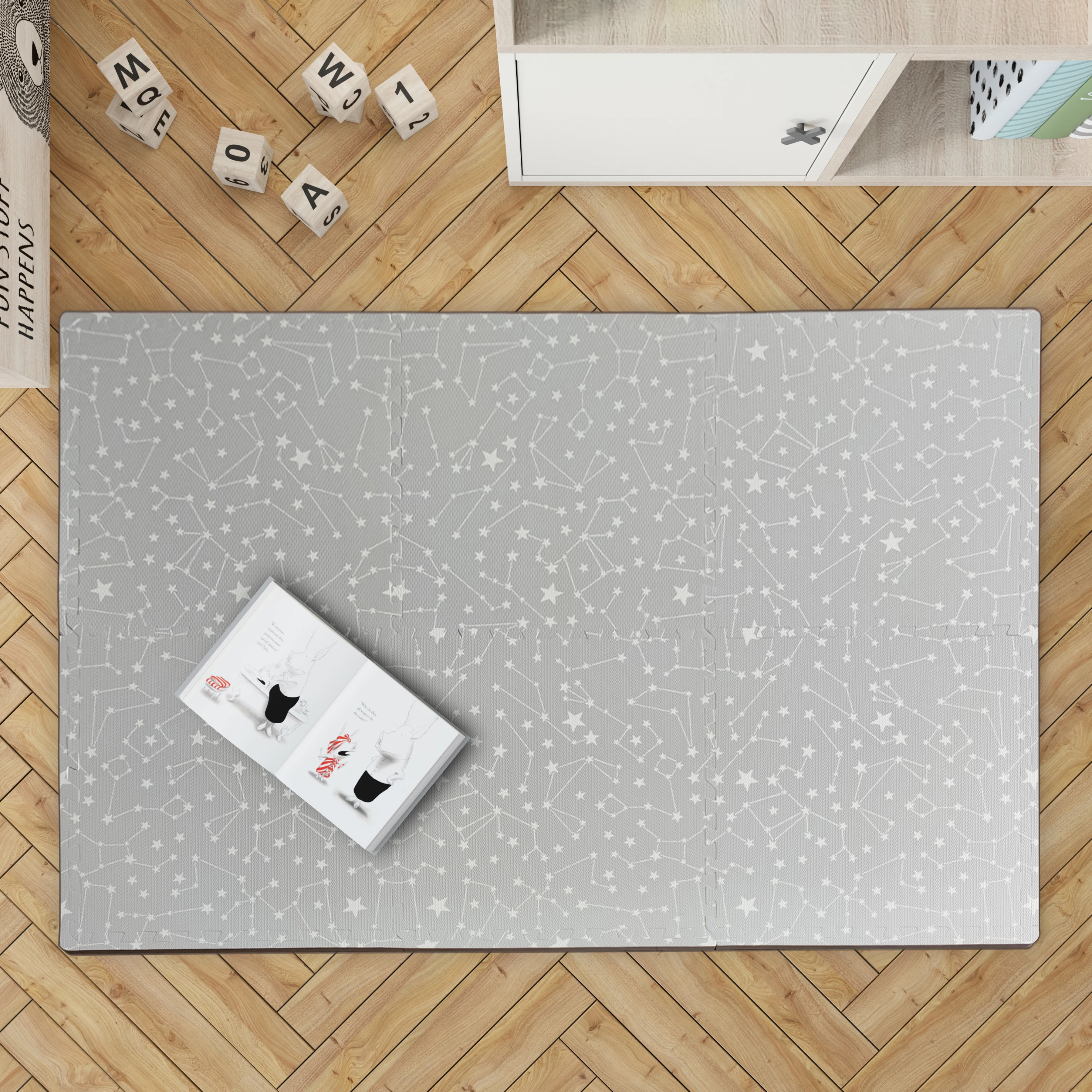 babi toys 2024 non-toxic eva  printing large Soft gym faith  foam puzzles babys play mats tiny love mat