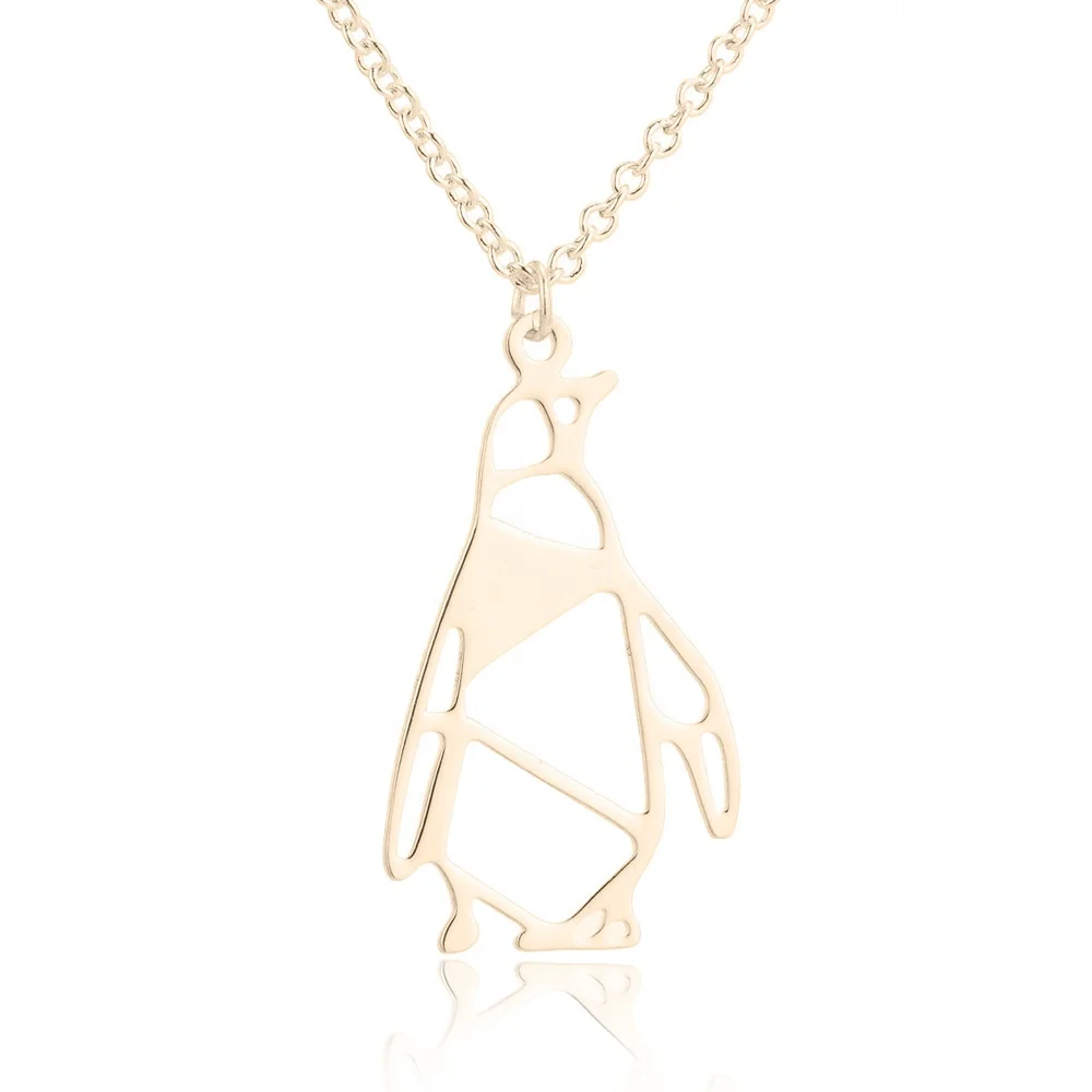 SEPT Fashion Cheap Stainless Steel Necklaces For Women Penguin Pendant Necklace Jewelry