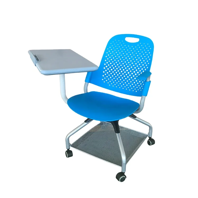 Hot Products classroom chairs with Folding writing pad study chair