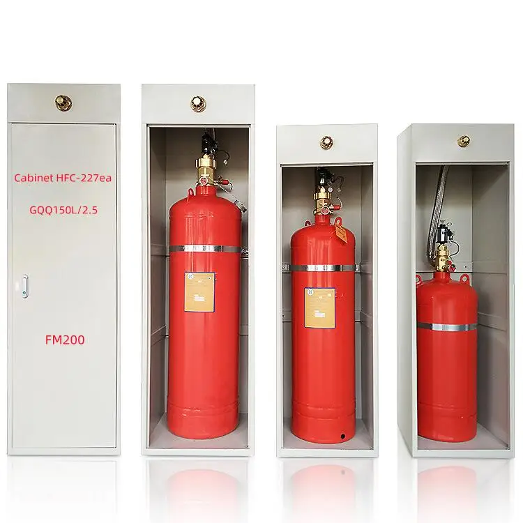 Fm200 Hfc227ea Clean Agent Fire Extinguishing Protection System And Gas Release Fire Extinguisher