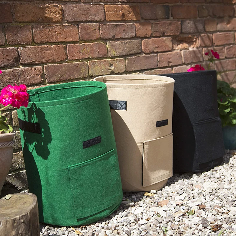 4 шт. в упаковке, ящик для комнатных растений, горшок с ручками и урожай окна уличные цветочные горшки для картофеля
