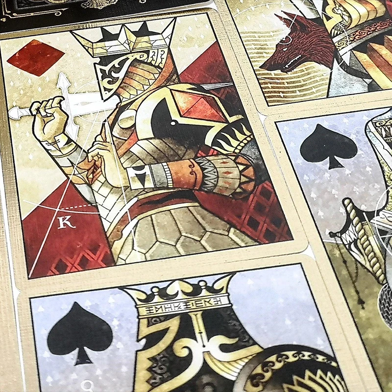 Дизайн логотипа на заказ рекламные полноцветные игральные карты для игры в покер с коробкой