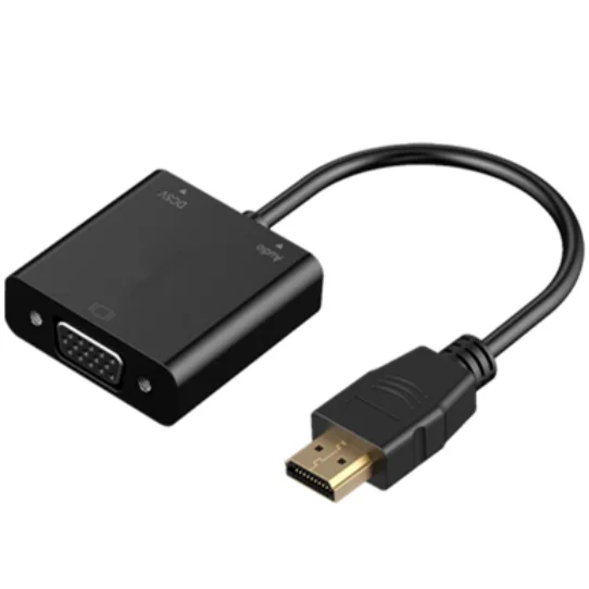 
vga to hdmi cable vga hdmi converter supports Ethernet, 3D, 4K video 