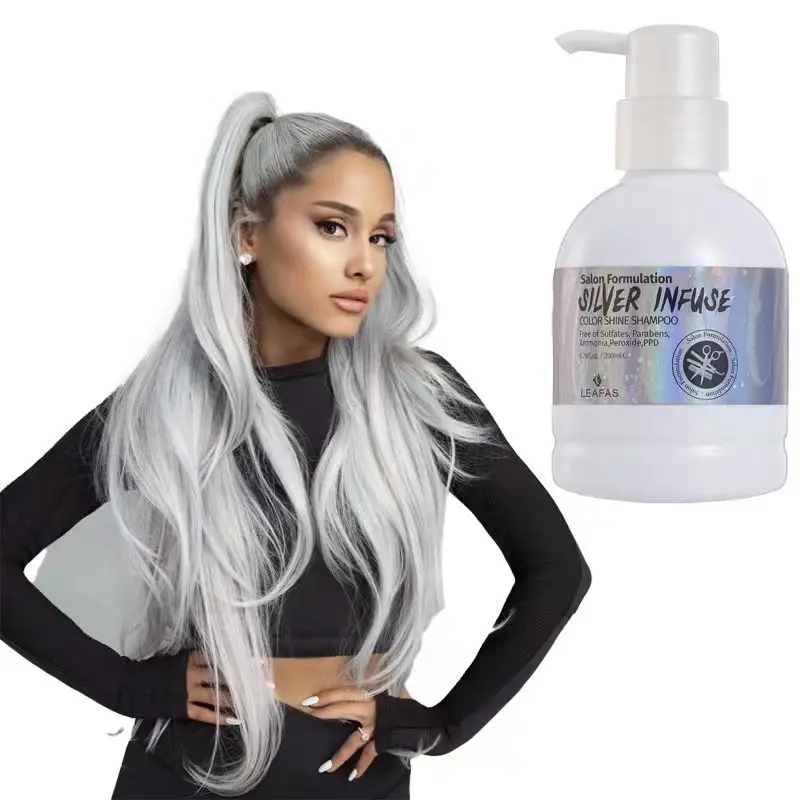Beaver Wholesale Salon Professional  Color Repairing Silver Infuse Color Shine Shampoo and Conditioner 200ml