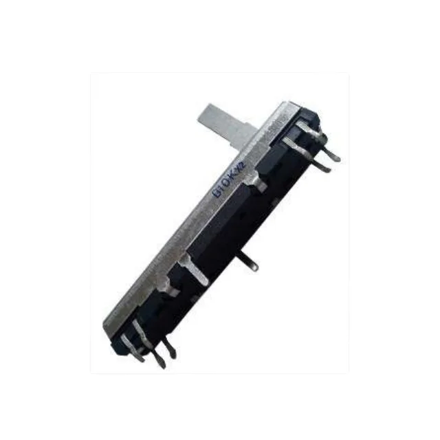 45MM double channel push direct slide potentiometer A10K B10K A100K B100K*2 double stereo 6 feet