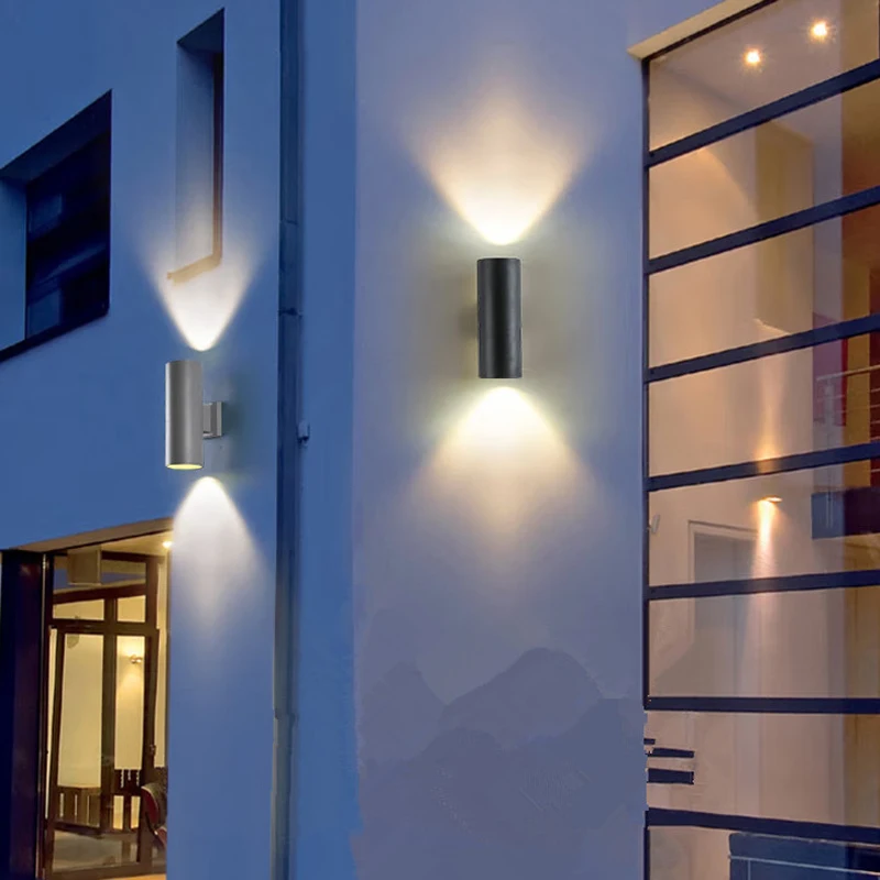 LED Outdoor Waterproof Wall Washing Lamp in the Corridor of Villa Real Estate Garden Hotel