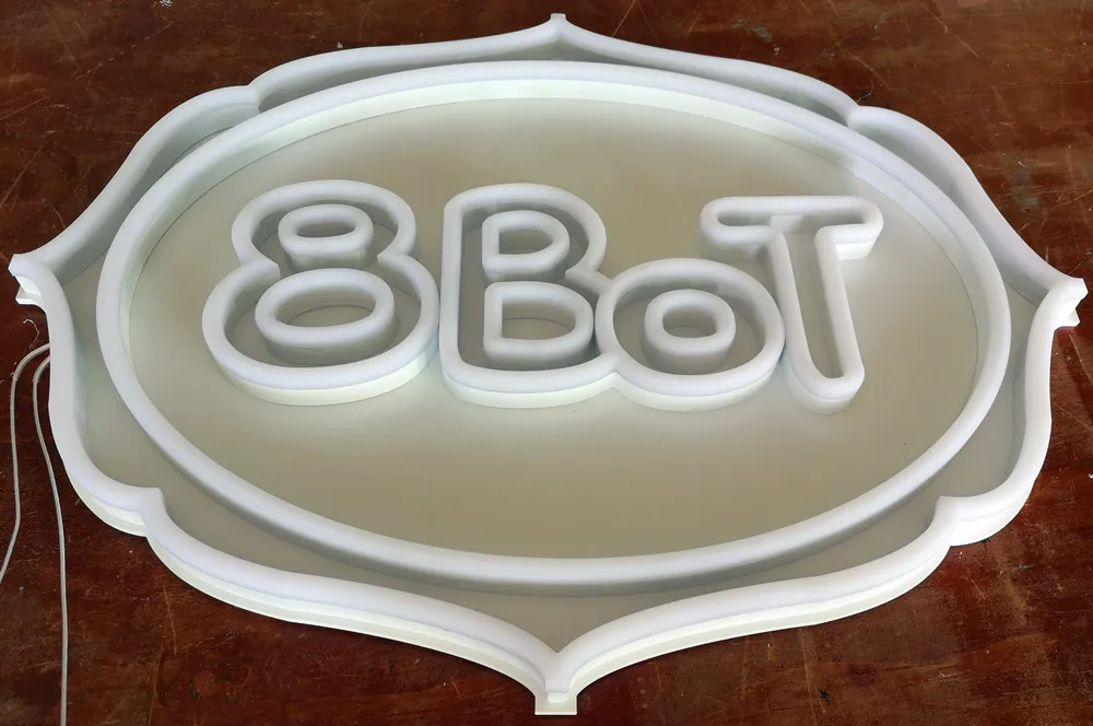 New free design Custom  made neon style 3d thin led acrylic light letters