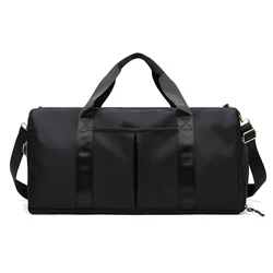 Outdoor Travel Bags Gym Wholesale waterproof travel sport bag fitness duffel gym backpack shoe compartment Sports Duffle Bag