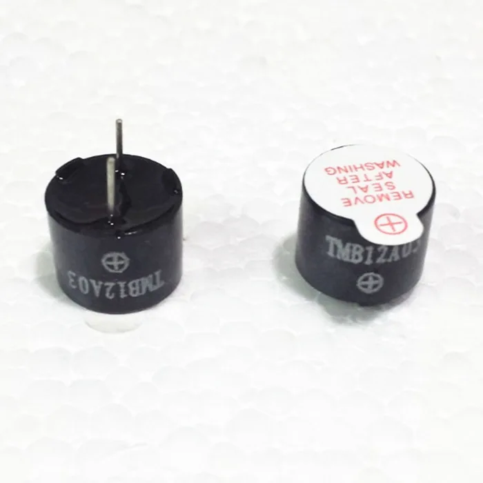 Wholesale Buzzer 1.5V 3V 5V 12V 12x9.5mm Active electromagnetic buzzer 12095 7.6mm Pitch DIP2 TMB12A05 TMB12A03