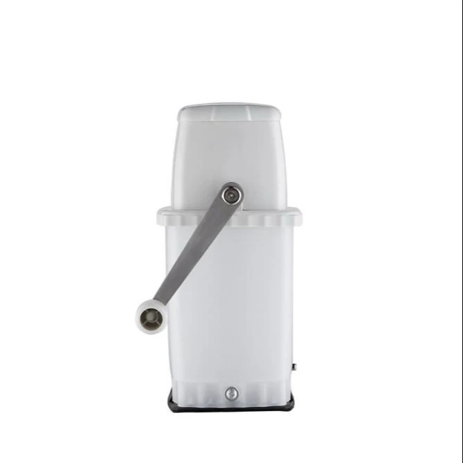 Easy Operation BPA FREE & Food Grade ABS& 430SS Stainless Steel Manual Ice Cube Crusher with suckers on the bottom
