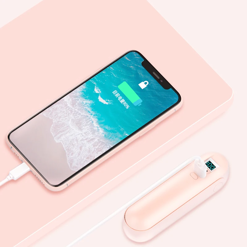 2021 New Top Battery Display Hands Free Electronics Dropshipping Earphone Box For Mobilephone With Micro Fan and power bank