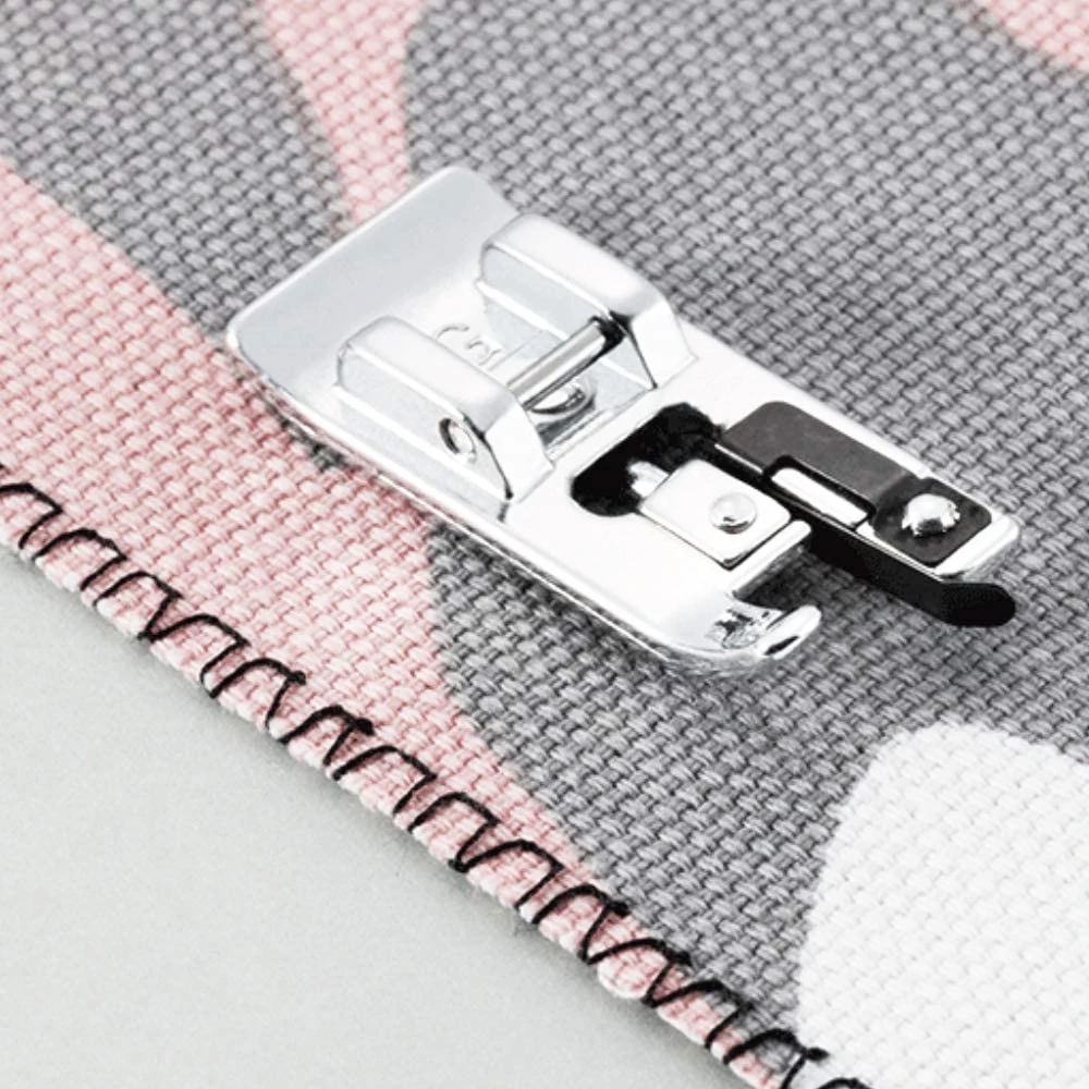 1Pc Snap On Overlock Overcast Presser Foot Fits All Low Shank for Singer Brother Domestic Sewing Machine Presser Foot
