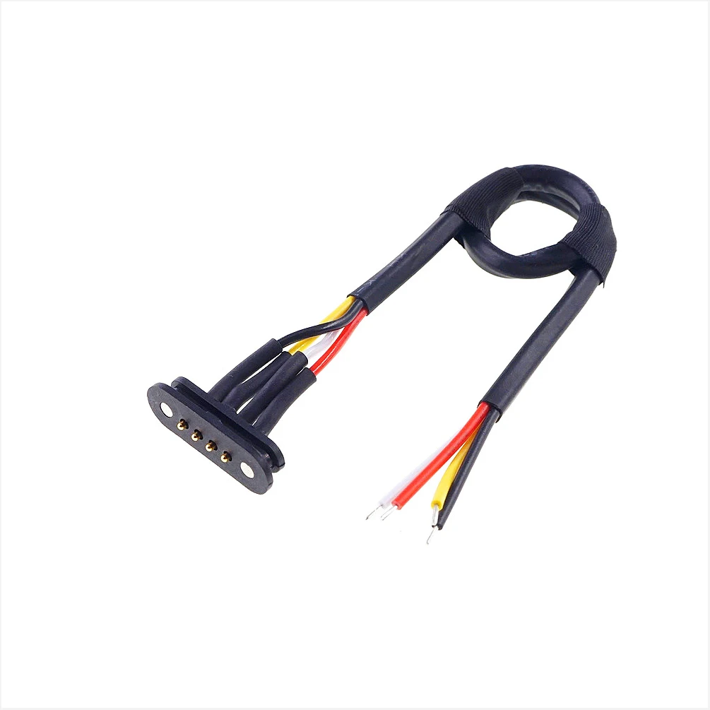 High Performance Gold Plating Pin Strong Magnetic Connector 2.54mm Pitch 4 Pins Spring Pogo Pin Magnetic Connectors