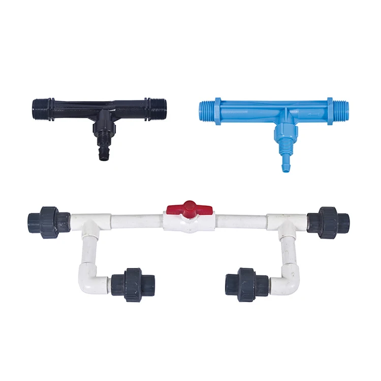 Всасывающий инжектор удобрений Вентури в сборе, 1/2 дюйма, 3/4 дюйма, 1 дюйм