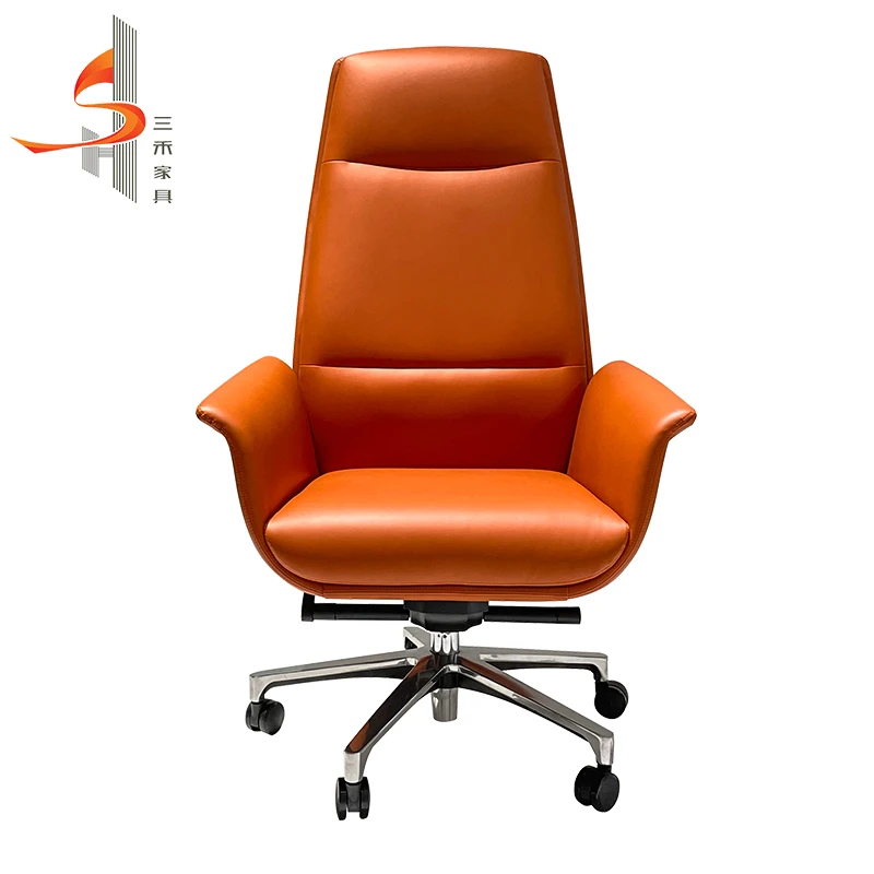 
High Quality Fashion Office Boss Chair High Back Leather Material Furniture Chair Office 