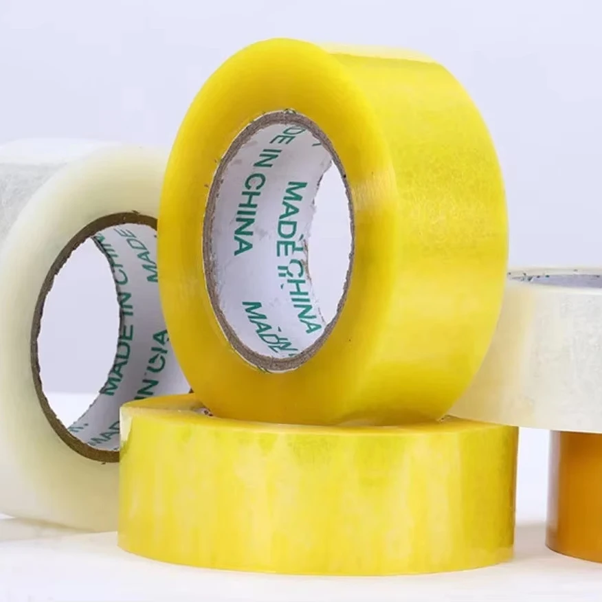 Factory Manufacturing Self Adhesive Tape Plastic Bopp Packing Tape Clear Packaging Shipping Transparent Mailing Tape