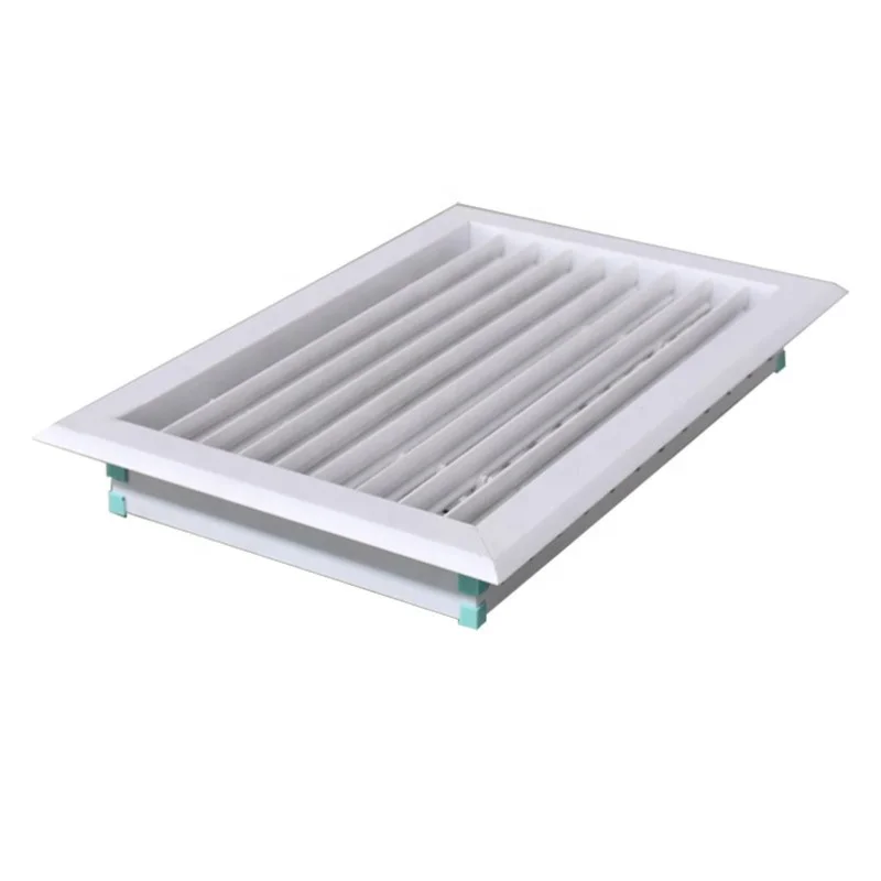 Industrial commercial double layer louver air vent air condition floor air vent grille ventilation system adjustable louver vent