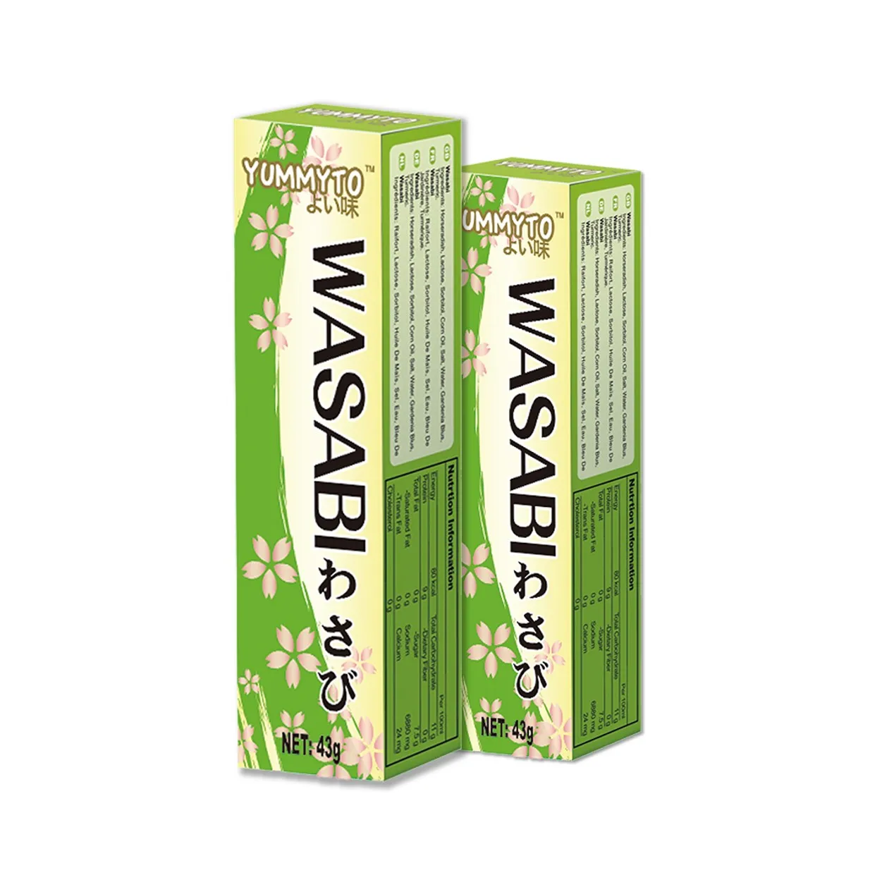 Wholesale Sauce Real Japanese wasabi 43g tube Wasabi Powder Paste